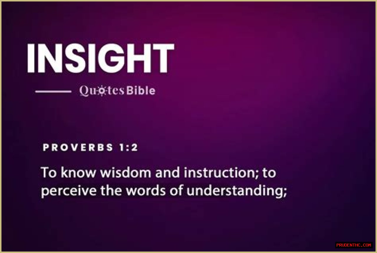 Biblical Truths And Profound Insights